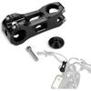 Morsetto Manubrio E-Bike CNC Compatibile Adatto per Ridstar Q20/Q20 Pro Lite, Riser Attacco Manubrio Diretto E-Bike Finitura Anodizzata