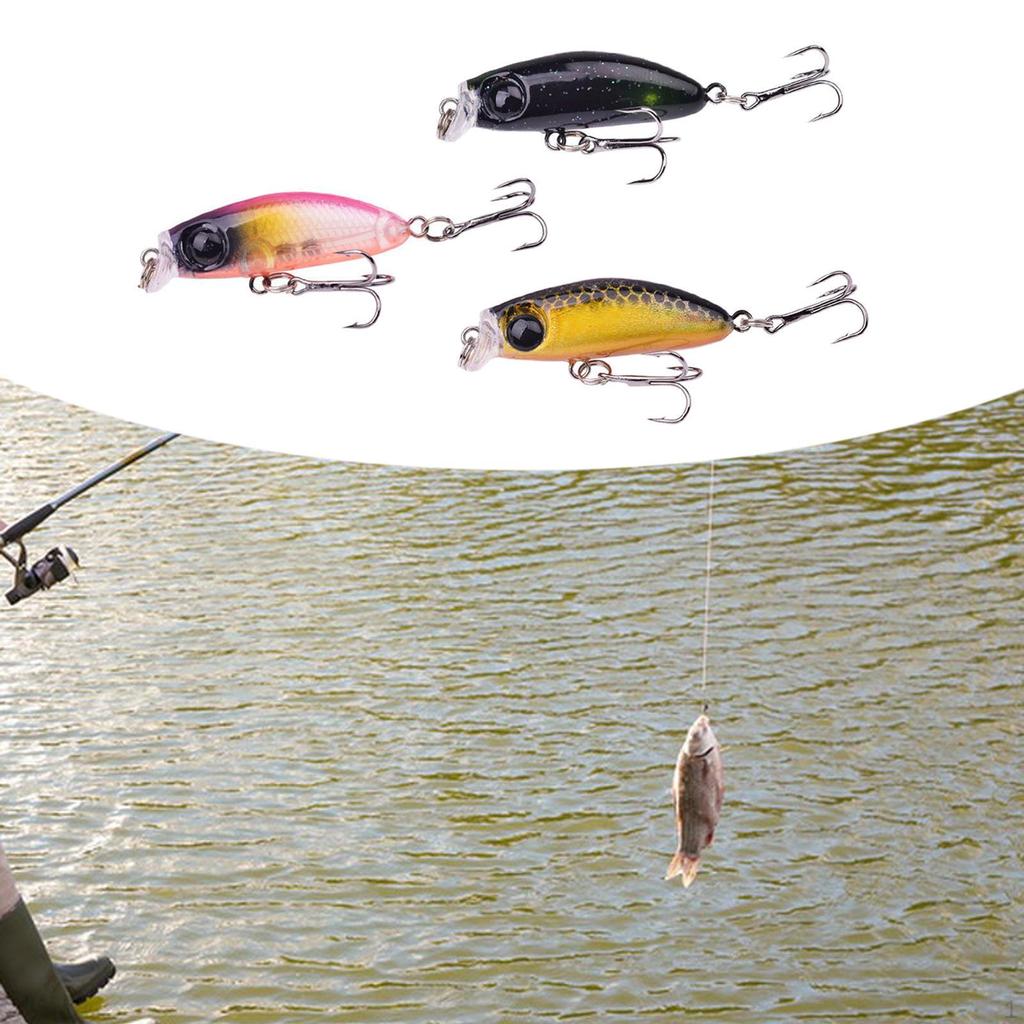 Fishing Lures Artificial Baits Tackle Lifelike Slow Sinking Crankbaits Hard for