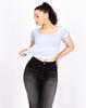 Kulsiseu Cs C-Basic Crop Top-013 (Blue)