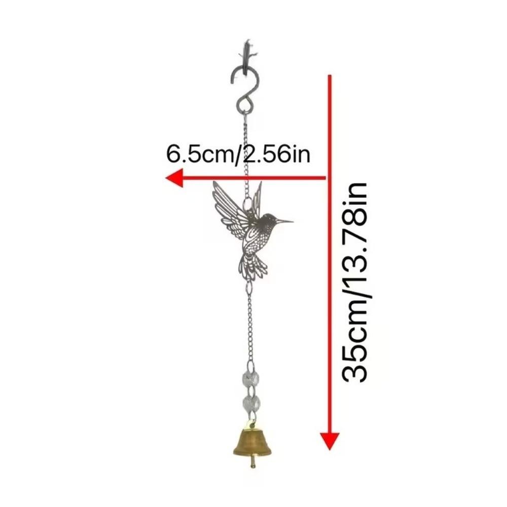 Zinc Zinc Alloy Bird Suncatcher Hanging Animal Shape Hummingbird Wall Ornament Outdoor Garden