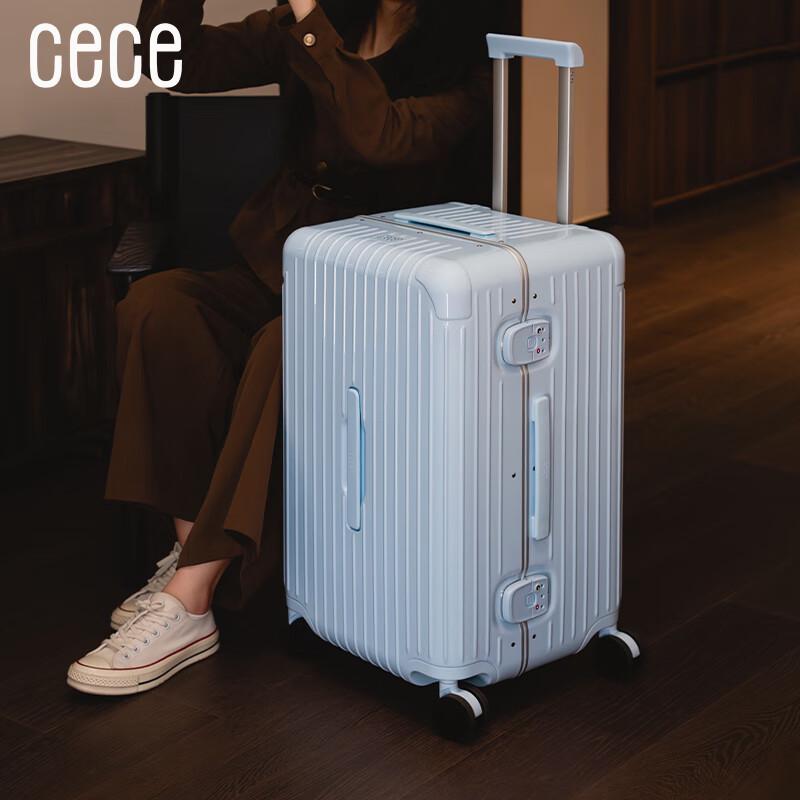Cece PC Hardside Spinner Luggage with Aluminum Frame and TSA Lock 26-inch (Check-in)