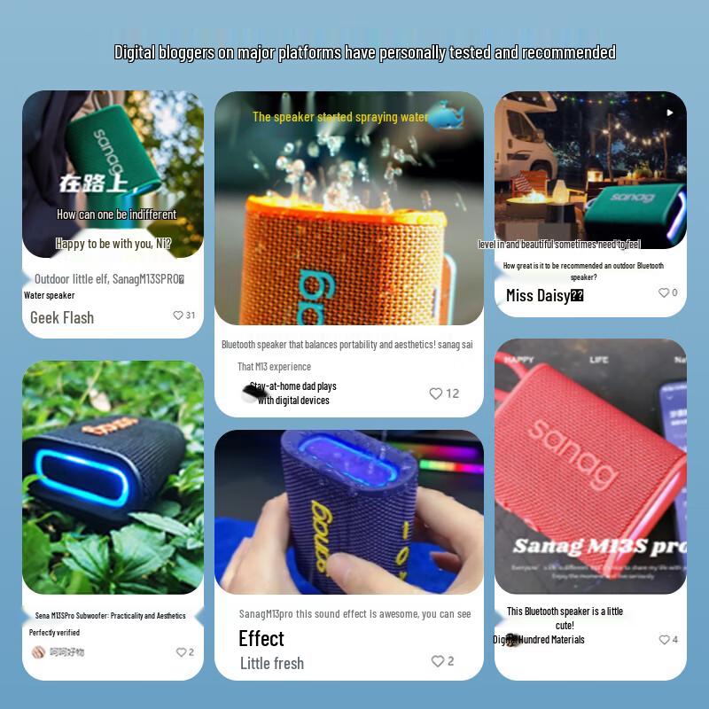 SANAG M13SPro Series Portable Waterproof Bluetooth Speaker