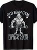 Gammel Mann Treningsstudio Respekter Dine Eldre Morsom Trening Bodybuilding T-skjorte S-4XL | S