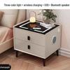 Modern Luxury Smart Bedside Table with Wireless Charging & Multifunctional Storage
