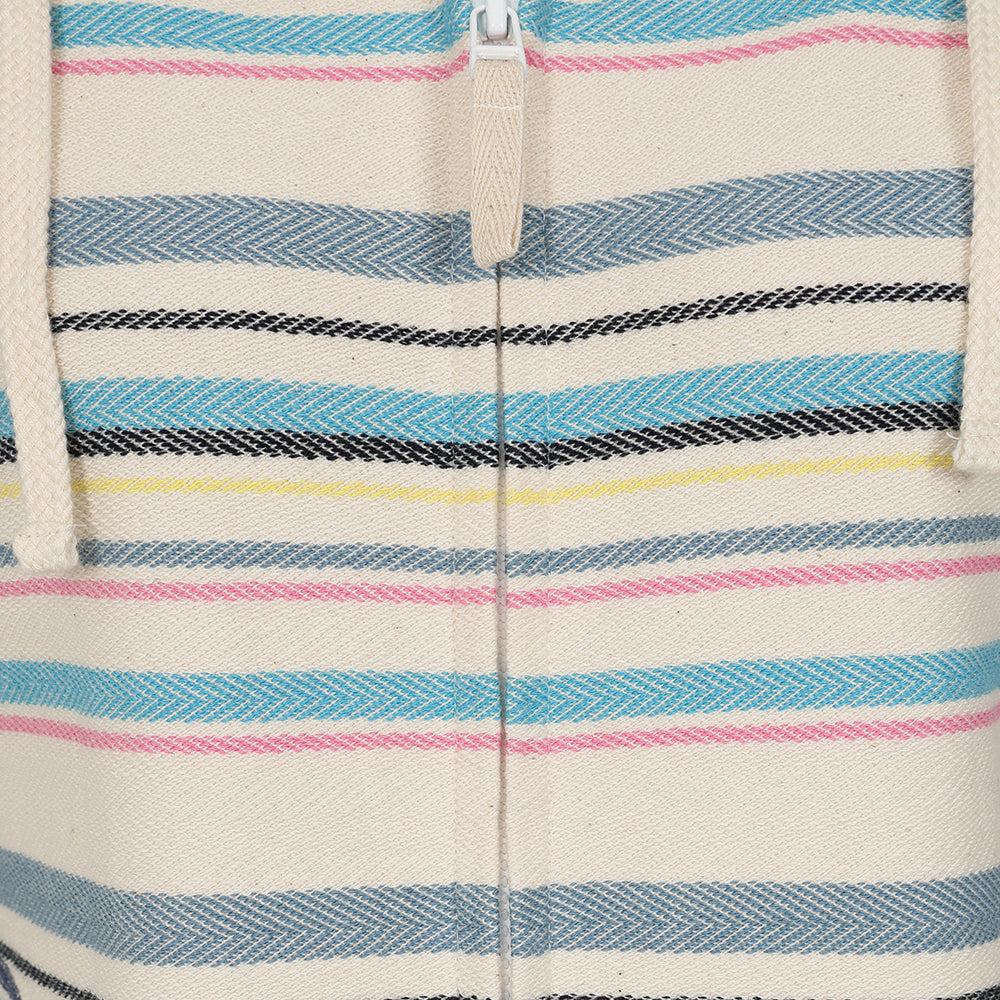 Lazy Jacks Womens/Ladies Striped Textured Full Zip Hoodie