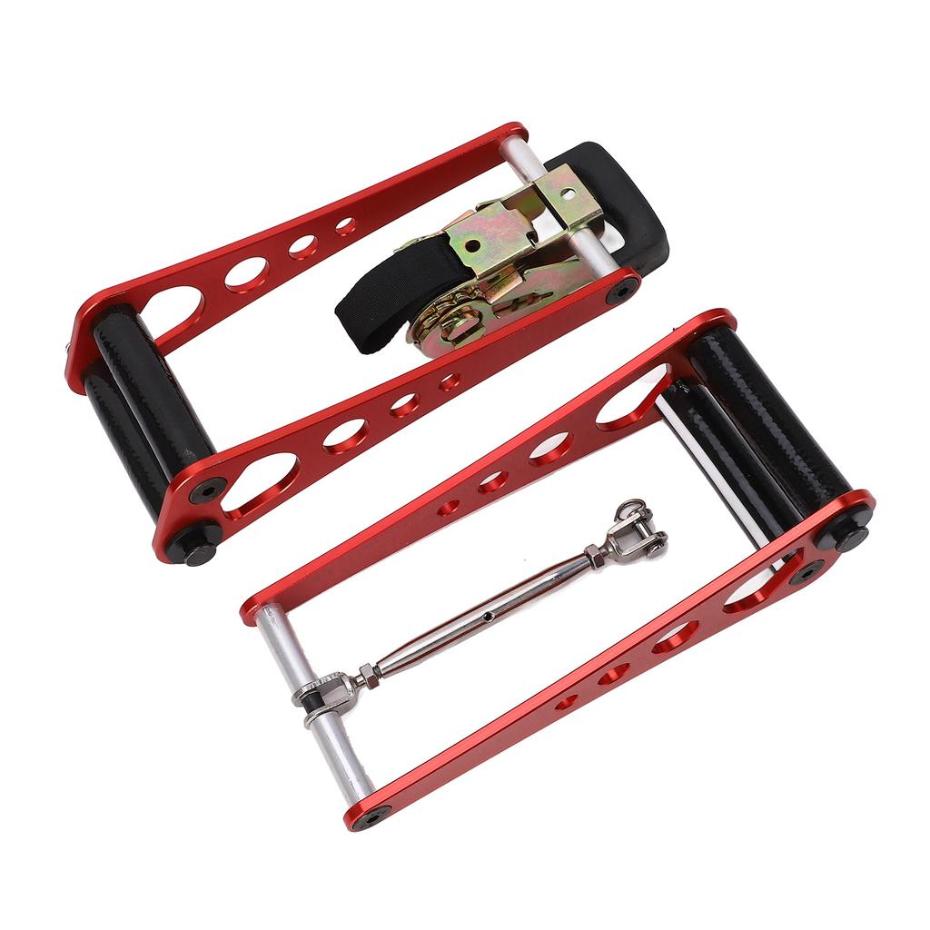 Archery Compound Bow Press Portable Hand Held Bow Accessories for Compound Bow Aluminum Alloy Red