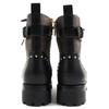 Pristine Michael Kors Short Boots  Combat Boots Brown Black Synthetic Women 6.5 Used