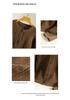 Korean Style Cable Knit Round Neck Cardigan: Single-Breasted, Loose, Warm Winter Sweater Coat