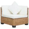 Day and Night - Day and Night Corner Sofa with Natural Rattan Cushions