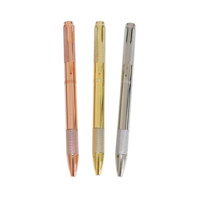 Gold Cross Metal Ballpoint Pen - Elegant Business & Student Writing Tool with Smooth Ink Flow