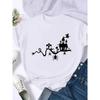 Kleidung Kurzarm Halloween Thanksgiving Festival Damen Spinne Lustig Niedlich Weiblich Herbst Herbst T-Shirts Oberteil Grafik-T-Shirt