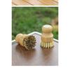 Bamboo Sisal Kitchen Dish Brush For Washing Pots And Pans