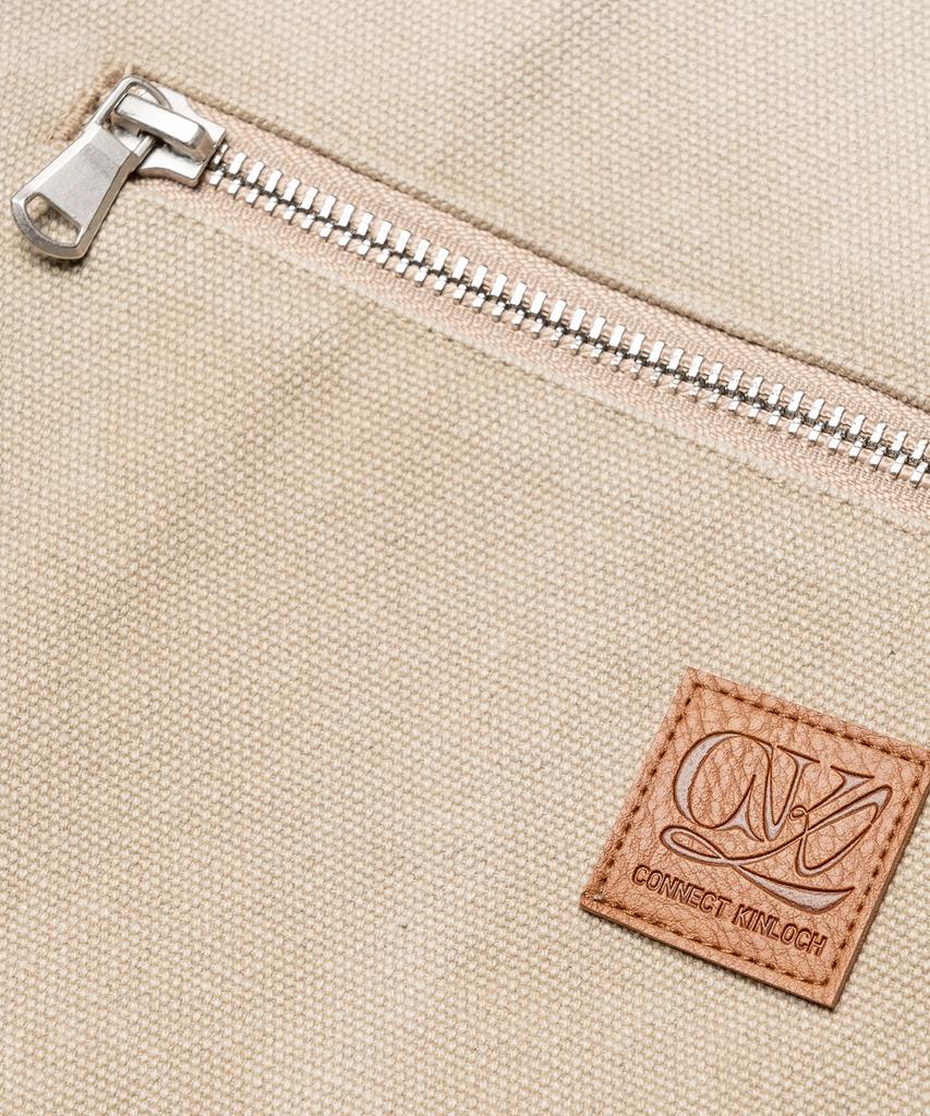 Connect Kinloch Utility Canvas Work Jacket [Beige]