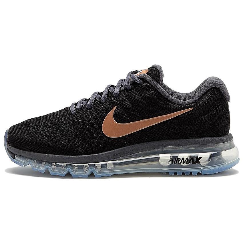 Nye Nike Air Max 2017 Svart Metallisk Rød Bronse Dame 849560-008