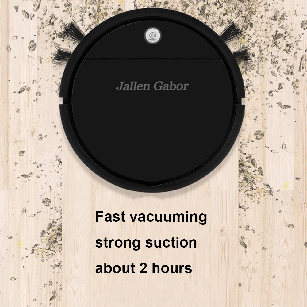 3 In 1 Automatic Robot Vacuum Multifunctional Household Robot Floor Cleaner Time-Saving Electric for Hard Floor Pet Hair Carpet
