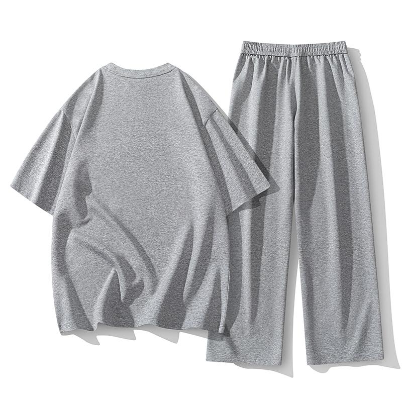 Casual Sports Suit Men's Summer Loose Short-sleeved Two-piece Set