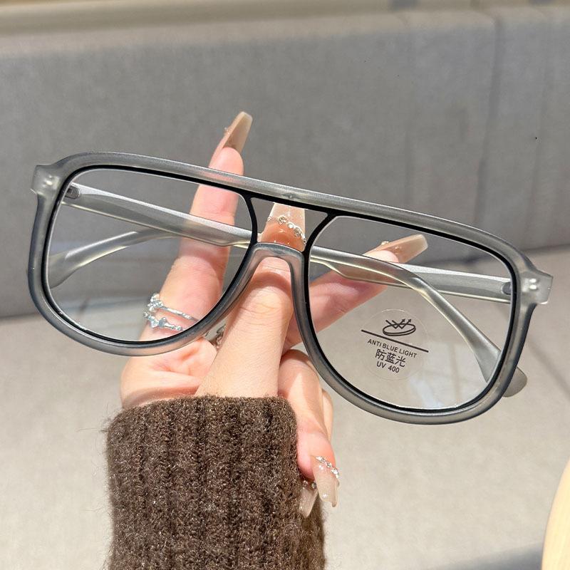 Neue modische Brillenrahmen mit Blaulichtfilterung, trendige quadratische Brillen für Männer und Frauen MH9089