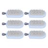 6Pcs Scalp Brush ABS Silicone Ergonomic Anti Slip Handle Light Head Massage Scalp Massager for Men Women Shampoo
