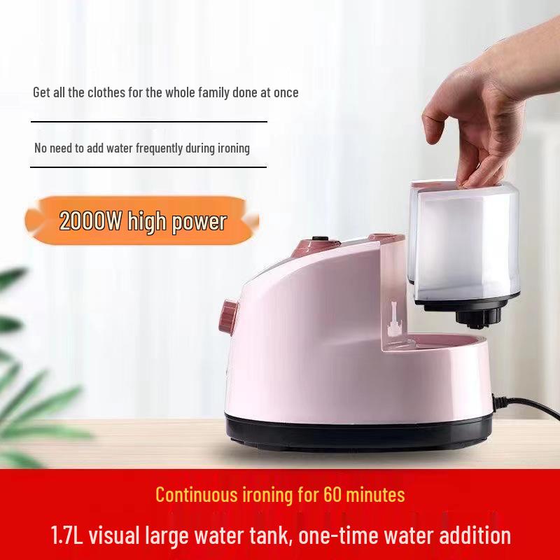 Multifunctional Garment Steamer with High-Power Electric Iron, Large Capacity, Vertical/Handheld Use, EU/UK Standard