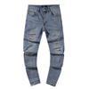 Jeans de Hombre Rectos con Parches Desgastados Estilo Vintage High Street Pantalones Casuales