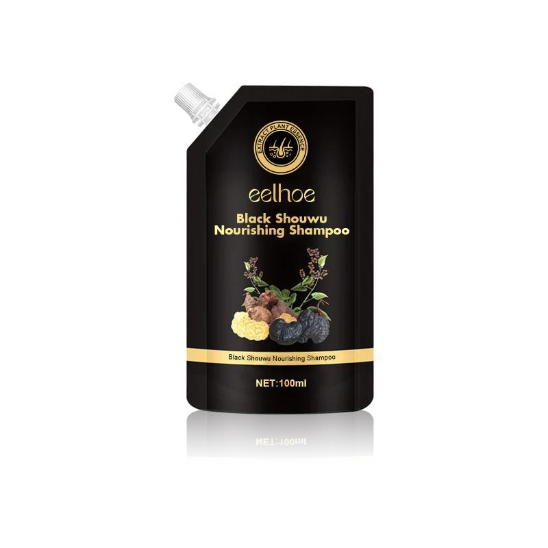 Le shampooing Black Ganoderma Multiflorum hydrate le shampooing doux du cuir chevelu