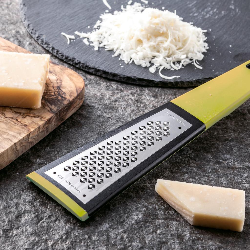 KAI Cheese for thinly sliced cheese and pizza Pure Komachi Kanoko Shibori Made in 020AH0252 Grater, cheese, brand, pattern, Green, Japan,