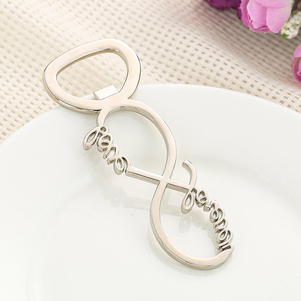 Love Forever Bottle Opener Wedding Party Gift for Guest Souvenir Romantic Beer Opener Corkscrew Bar Waiter Kitchen Tools Gadgets