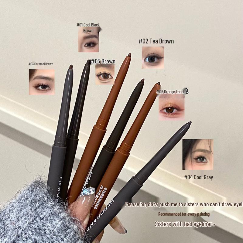 Monochromer Glatter Eyeliner-Stift: Wasserdicht, Wischfest, Tränenkanal-Highlight, Von Make-up-Künstlern empfohlen, Anfängerfreundlich.