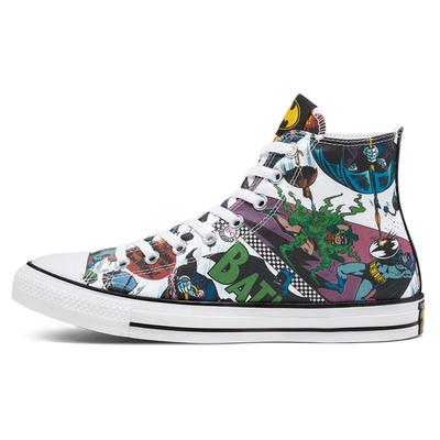 Batman 80. Rocznica x Chuck Taylor All Star Wygodne i Stylowe Wysokie Płócienne Unisex Czarne i Zielone