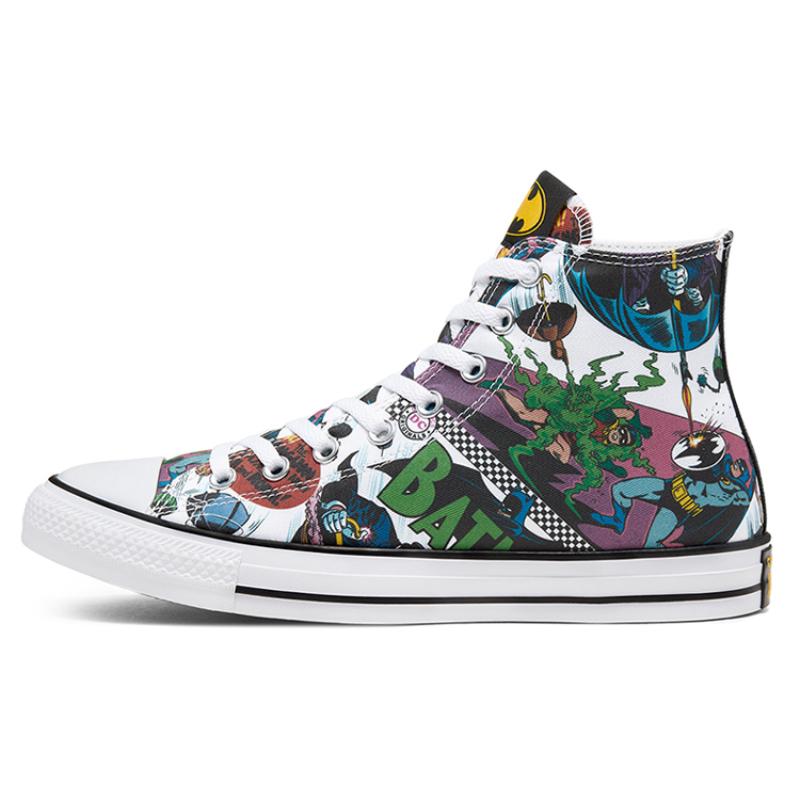 

Бэтмен 80-летие x Converse Chuck Taylor All Star Удобные и стильные высокие парусиновые унисекс черные и зеленые 35