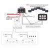 Powerful For Boat UTV Caravan 12V LED 6 Gang Switch Panel Circuit Control Relay System Box Slim Touch Control Panel