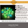 Colorful Luminous Plastic Stones: Children's Gemstone Digging Game & Fish Tank Decoration