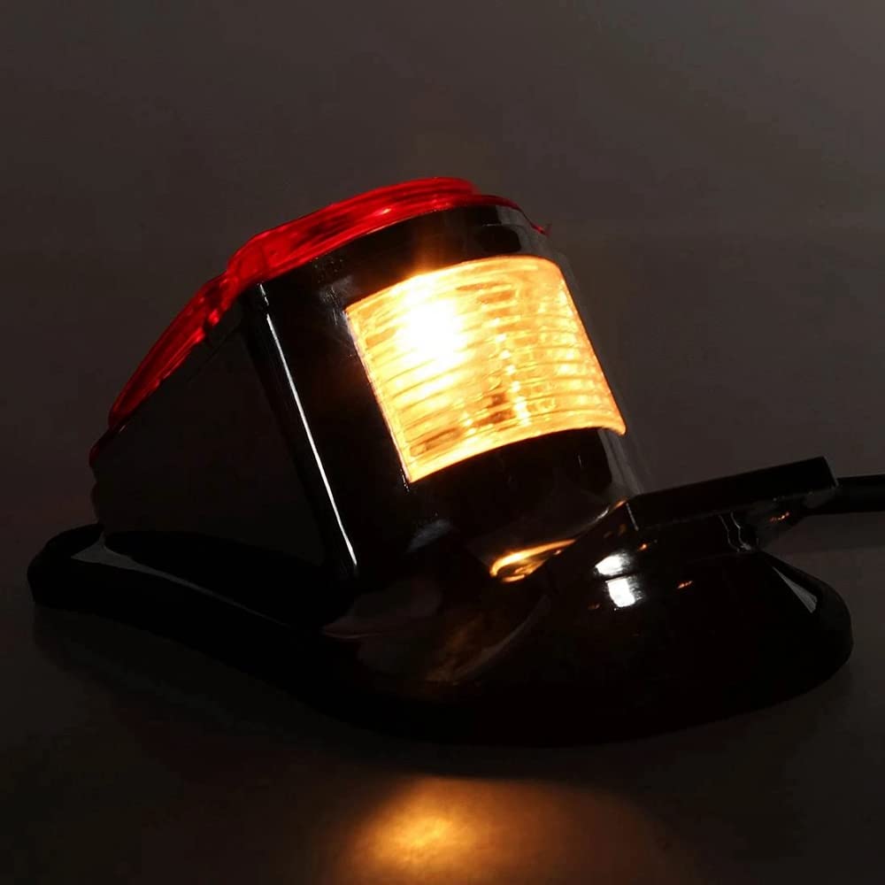 TAMOSH Universal Motorcycle Tail Bulb Mount Plate Turn Signal Rear Tail Brake Stop Lamp for Choppers Cruisers Classic