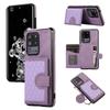 Phone Case for Samsung Galaxy S20 Ultra Card Holder TPU+PU Leather Kickstand Phone Cover