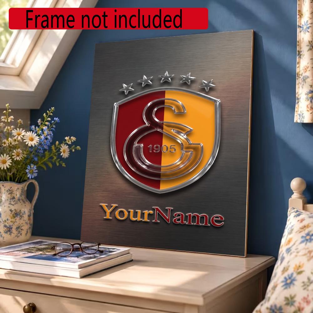 Galatasaray Customize Your Name Diamond Painting Round Diamond Rhinestones Mosaic Diamond Embroidery Wall Paintings Rhinestones Gift Frameless