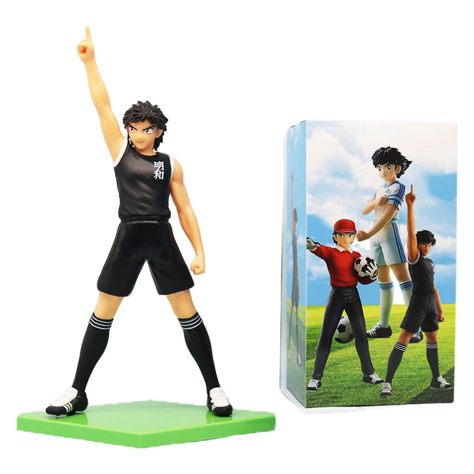 18cm Captain Tsubasa Anime Model Ozora Tsubasa Action Figures Hyuuga Kojirou/Wakabayashi Genzou Figurine Collection Figure Gifts Premium Quality