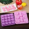 Dog Paw Bone Mold Pet Frozen Treats Silicone Mould Puppy Cat Print Treat Moldes De Silicona Baking Accessories Cupcake Topper