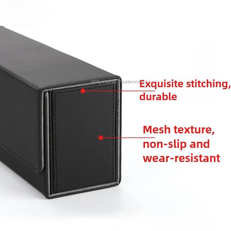 Card Storage Box with Dice Tray 4 In 1 Card Deck Case Holds 270+ Cards Organizer Magic Commander for TCG CCG Sports Game Cards