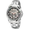Successo Grey Dial Silver Stainless Steel Bracelet Men's Quartz Chronograph R8873621004
