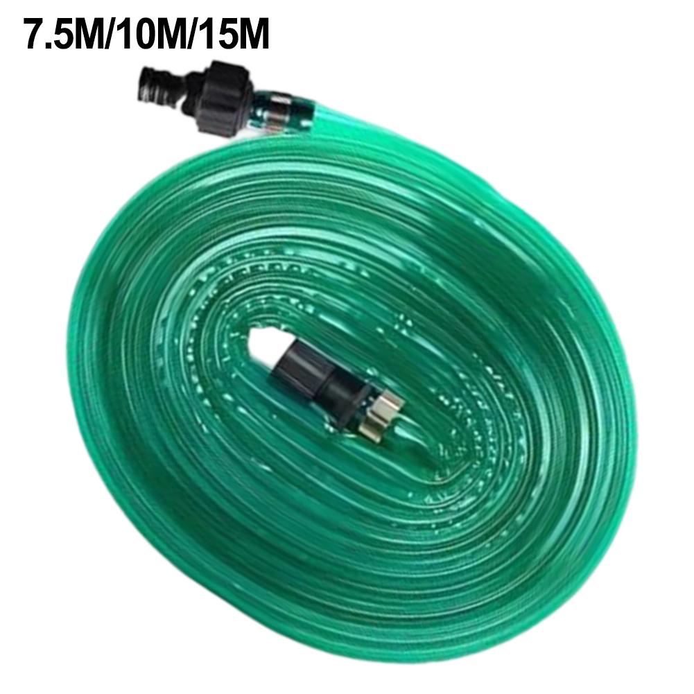 Lightweight and Efficient PVC Flat Sprinkler Soaker Hose for Watering in For Garden Flowers Beds Vegetable Shrub Tree Yard