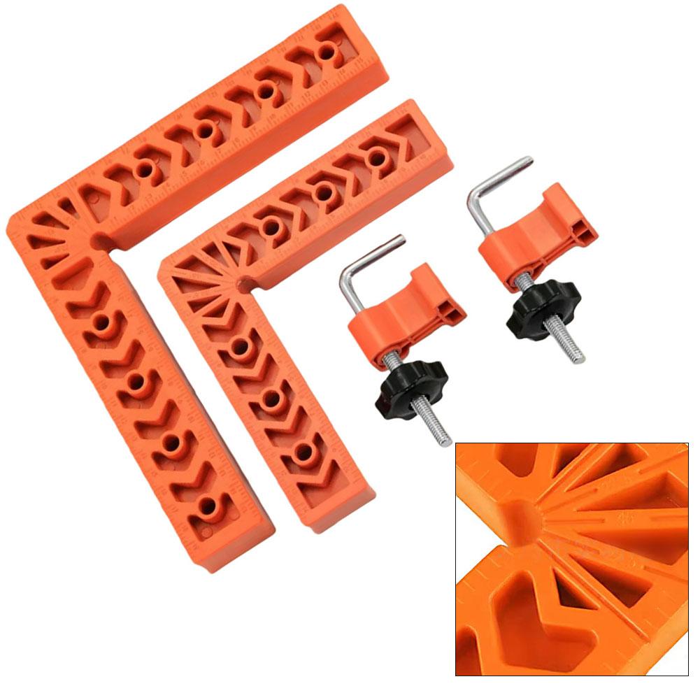 1 Set 90 Degree Positioning Squares Right Angle Woodworking Carpenter Tool Clamping Woodworking Carpenter Clamping Tool
