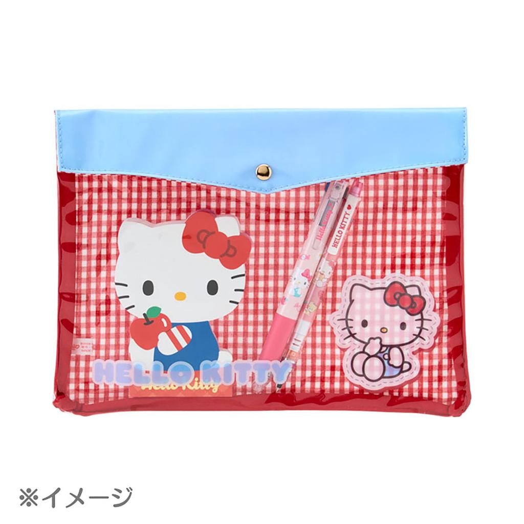 Sanrio Hello Kitty Clear Flat PVC and Laminated A5 Ages 3 and 642754 Case, Cotton, Size, Up,