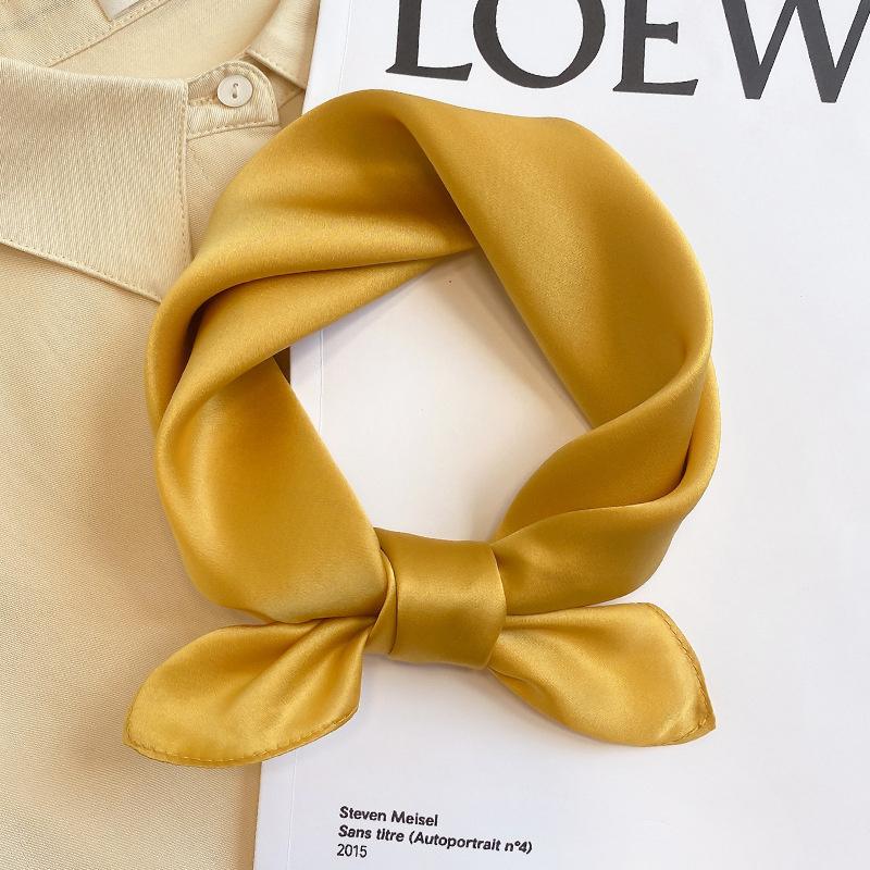 Fashion 100% Real Silk Scarf Women Shawls Wraps for Ladies Neckerchief Foulard Scarves Pashmina Female Shawl Hijab Bandana 2024