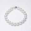 Fashionable Natural Freshwater Pearl Ring Charming Bead Jewelry Gift Mini Pearl Ring Elastic Thread 925 Silver Rhodium Plated