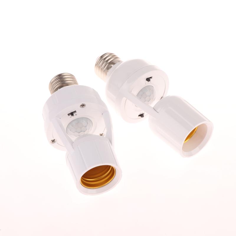 E27 Socket Converter With Pir Motion Sensor Led Lamp Base Intelligent Switch Light Bulb Holder Ac 85-265V Dimming Delay Control