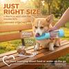 Dog Water Bottle Portable Drinking Bowl with Food Dispenser and Poop Bag Small Dogs Cat Travel Hiking Puppy Pet Water Cup
