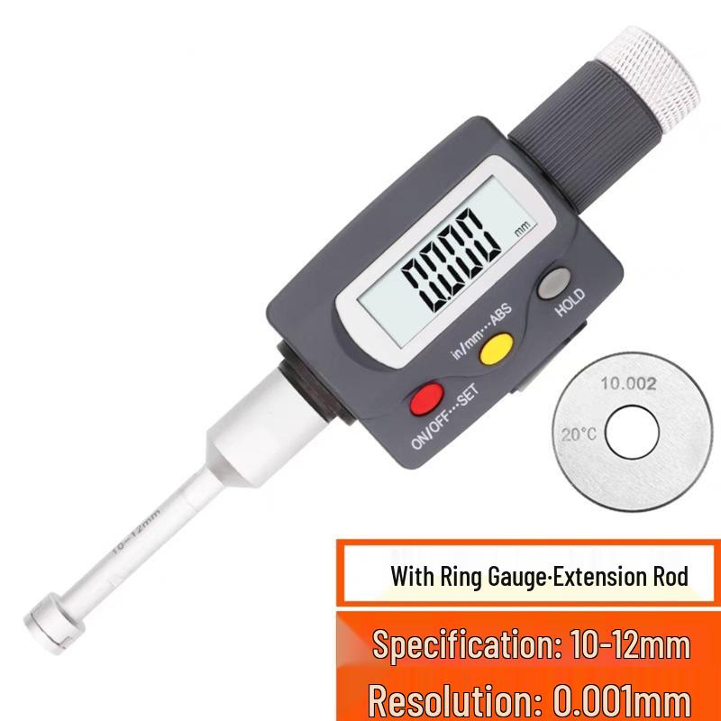 High Precision Three-Point Inside Micrometer, 0.001mm Accuracy for Inner Holes