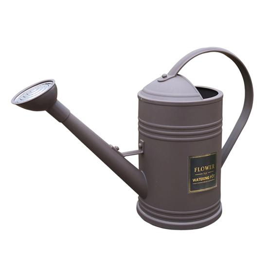 Long Spout Watering Can 1.8L Metal Garden Watering Can Sprinkler S серый