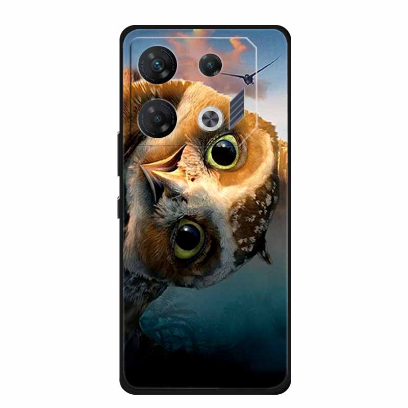 For Infinix GT 10 Pro Case Animals Soft TPU Silicone Phone Cases for Infinix GT10 Pro X6739 Back Cover Shockproof Wolf New Coque