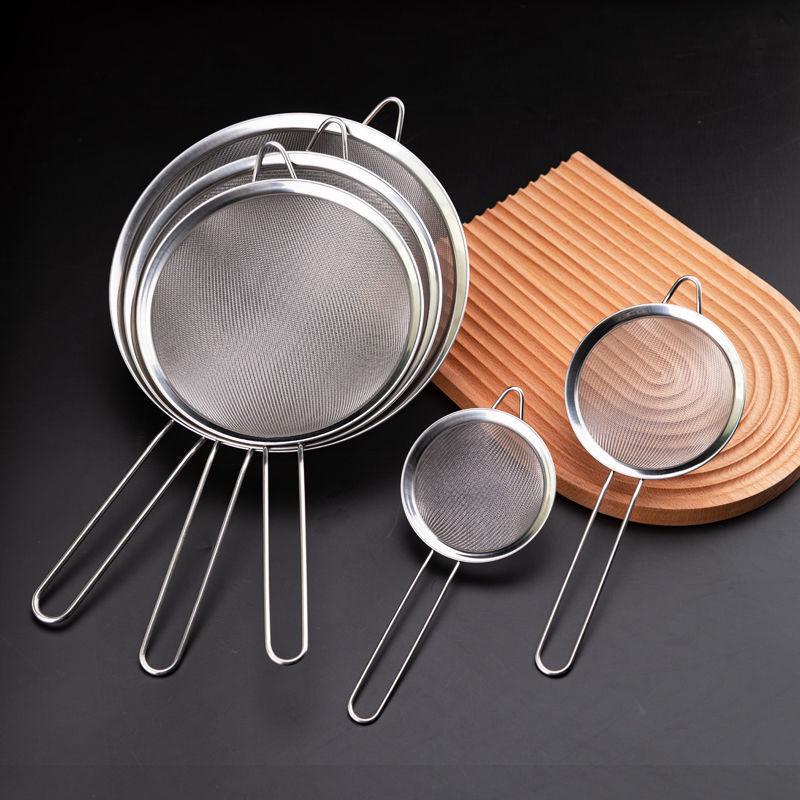 Large Stainless Steel Kitchen Colander for Noodles, Dumplings, Juice, Soy Milk, and Oil Straining